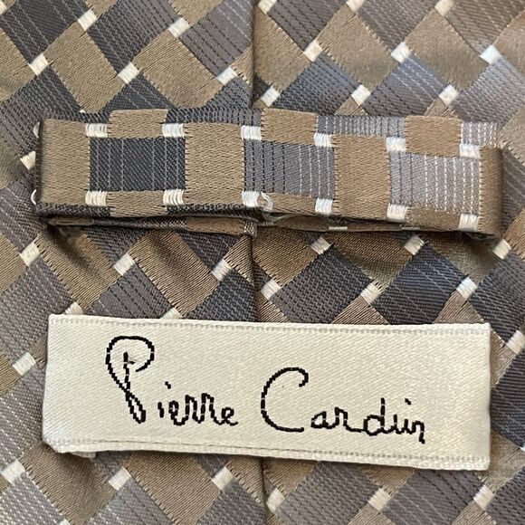 Pierre Cardin Hand Made 100% Silk Men’s Neck Tie Made In China - Picture 8 of 9